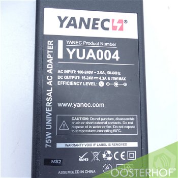 Yanec YUA004 19.2V 4.3A Adapter Lader Laptop - 2