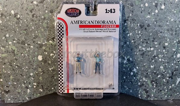 Diorama figuur Racing Legend - 50s 1:43 Amer. diorama AD326 - 1