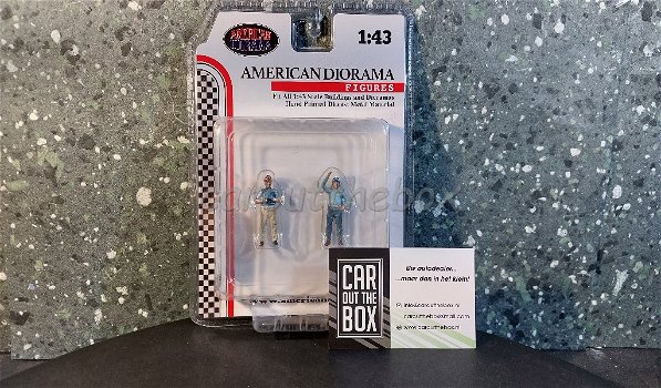 Diorama figuur Racing Legend - 50s 1:43 Amer. diorama AD326 - 3