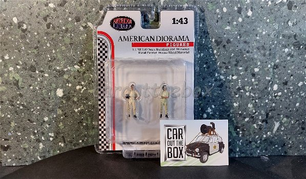 Diorama figuur Racing Legend - 60s 1:43 Amer. diorama AD327 - 2