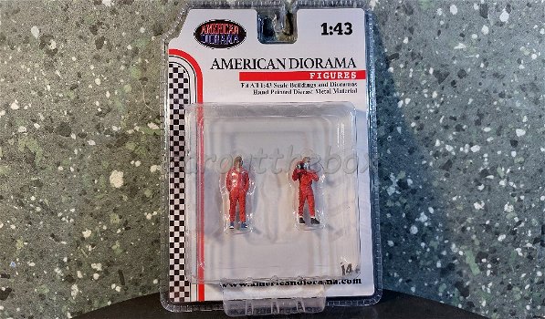 Diorama figuur Racing Legend - 70s 1:43 Amer. diorama AD328 - 1