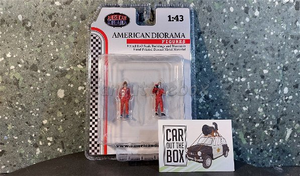 Diorama figuur Racing Legend - 70s 1:43 Amer. diorama AD328 - 2