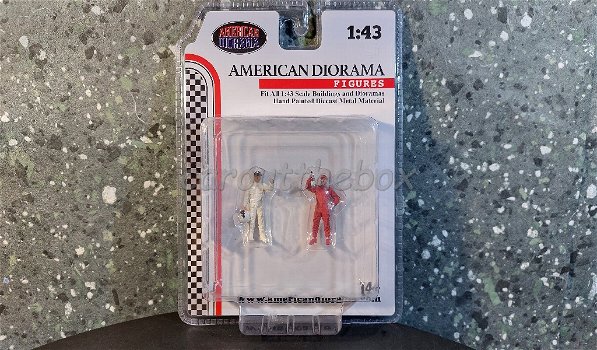 Diorama figuur Racing Legend - 2000s 1:43 Amer. diorama AD375 - 1