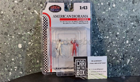 Diorama figuur Racing Legend - 2000s 1:43 Amer. diorama AD375 - 3