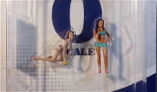 Diorama figuur Car Wash DOROTHY / BARBARA 1:43 Amer. diorama AD413