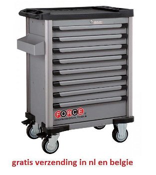 Gereedschapswagen 415-delig Force Titanium Series (gratis verzending) - 0