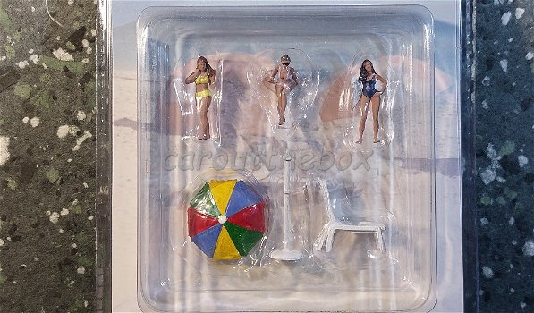 Diorama figuur Beach Girls 1:64 Amer. diorama AD243 - 0