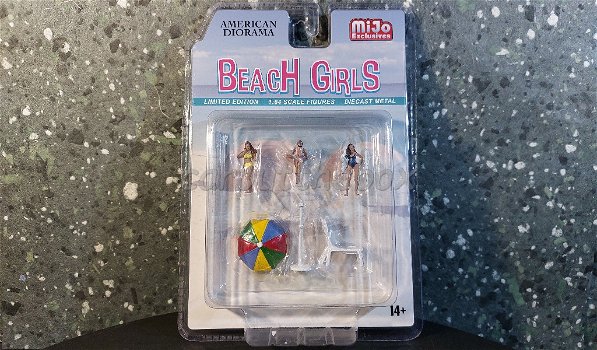 Diorama figuur Beach Girls 1:64 Amer. diorama AD243 - 2