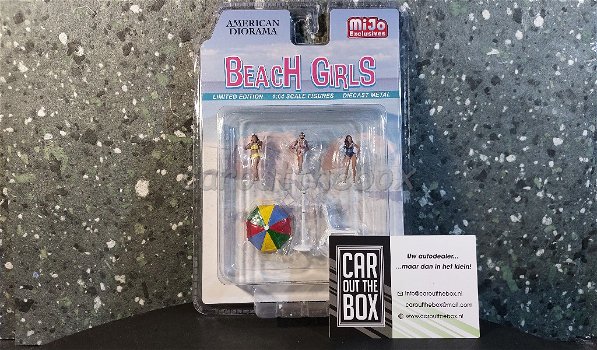 Diorama figuur Beach Girls 1:64 Amer. diorama AD243 - 4