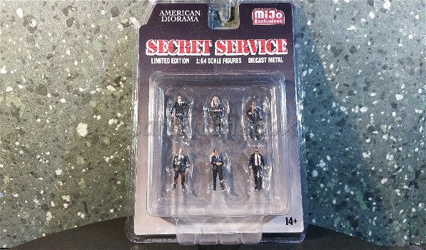 Diorama figuur Secret Service 1:64 Amer. diorama AD254 - 2