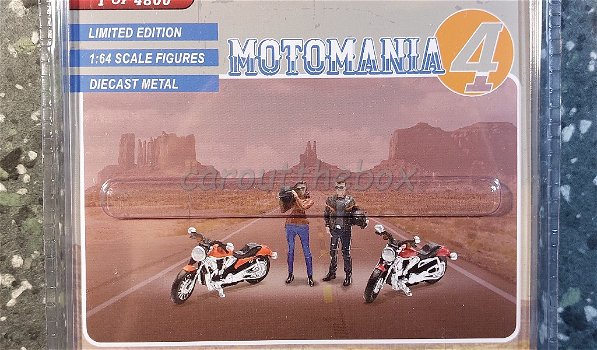 Diorama figuur Motomania 4 1:64 Amer. diorama AD330 - 1