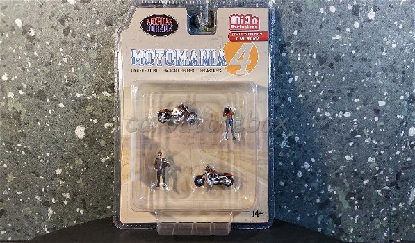 Diorama figuur Motomania 4 1:64 Amer. diorama AD330 - 2