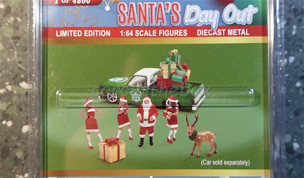 Diorama figuur Santa's Day Out 1:64 Amer. diorama AD333 - 1