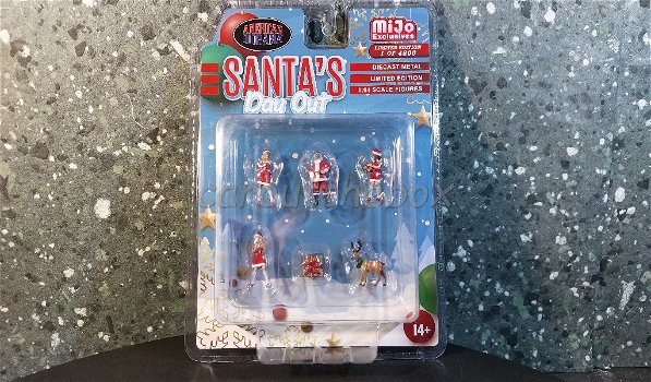 Diorama figuur Santa's Day Out 1:64 Amer. diorama AD333 - 2