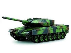 RC tank Heng Long Leopard 2A6 2.4GHZ met rook en geluid nieuw