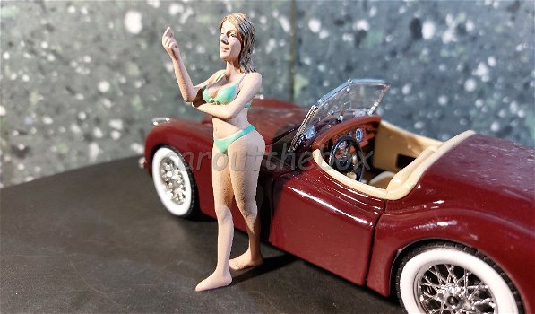 Diorama figuur Bikini Girl - AUGUST 1:24 Amer. diorama AD047 - 0