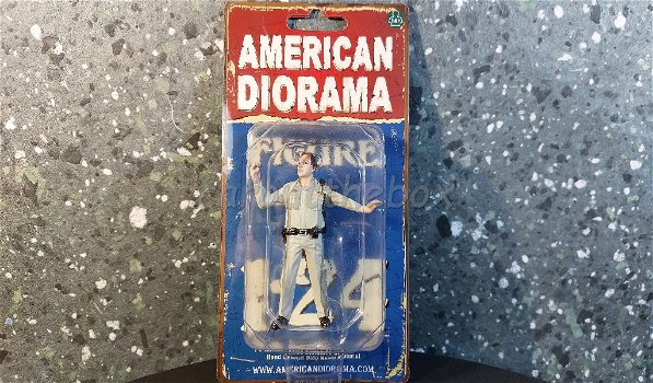 Diorama figuur Directing Traffic 1:24 Amer. diorama AD429 - 2