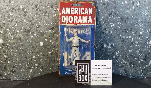 Diorama figuur Directing Traffic 1:24 Amer. diorama AD429 - 4