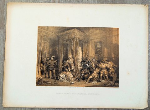 Lithografie. Queen Mary’s Bed-Chamber, Holyrood [c 1850] - 0
