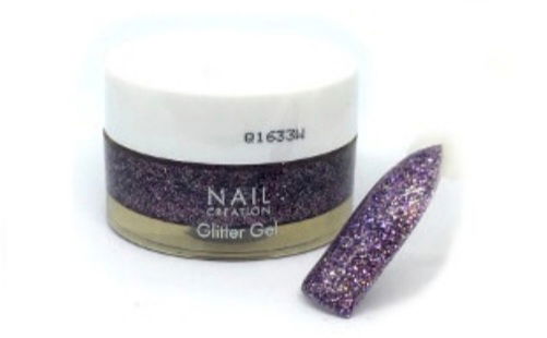 Glitter gel - Purple - 0