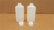 Lege plastic flacons / flesjes met schroefdop - 250ml