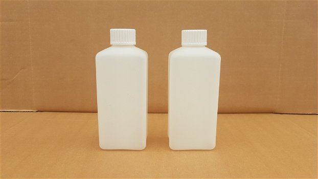Lege plastic flacons / flesjes met schroefdop - 250ml - 2