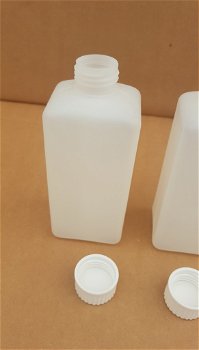 Lege plastic flacons / flesjes met schroefdop - 250ml - 3