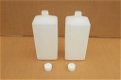 Lege plastic flacons / flesjes met schroefdop - 1000ml - 1 - Thumbnail