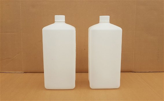 Lege plastic flacons / flesjes met schroefdop - 1000ml - 0