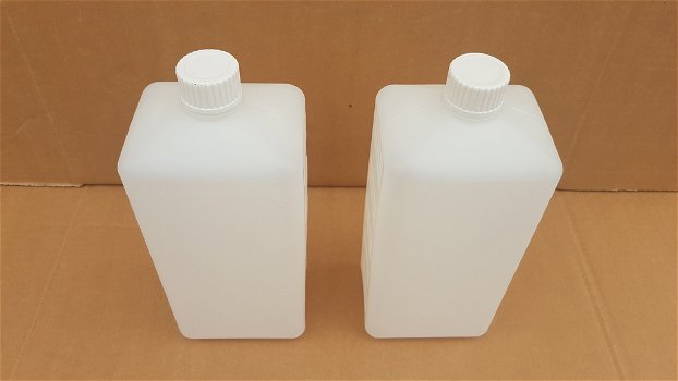 Lege plastic flacons / flesjes met schroefdop - 1000ml - 2