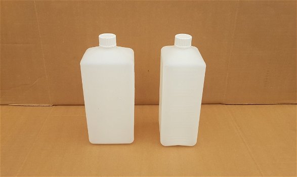 Lege plastic flacons / flesjes met schroefdop - 1000ml - 3