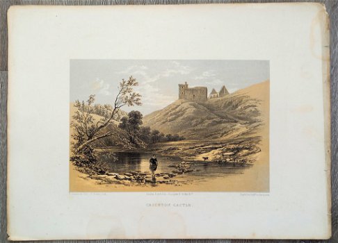 Lithografie Loch Lommond Chrichton Castle Glen Sannox etc. - 2
