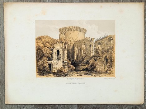 Lithografie Loch Lommond Chrichton Castle Glen Sannox etc. - 5