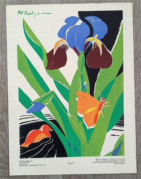 Pat Keely Iris 1931 art deco prent - 0