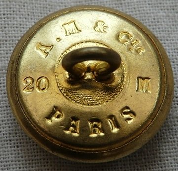 Knoop, Uniform, Frankrijk / Frans, Marine, 20mm, 1 stuks.(Nr.2) - 2