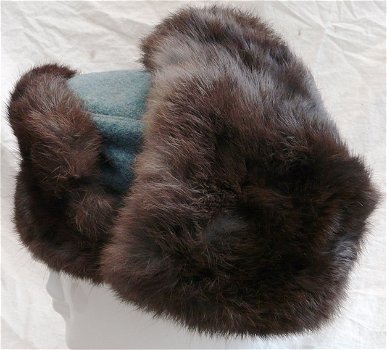 Bontmuts / Wintermuts / Pelzmütze / Winter Fur Hat, Polizei / Field Police, Maat / Size: 56, 1944. - 1