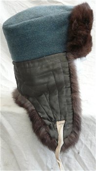 Bontmuts / Wintermuts / Pelzmütze / Winter Fur Hat, Polizei / Field Police, Maat / Size: 56, 1944. - 7