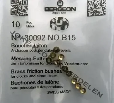 = Bergeon bouchons = B 15 =10 stuks =30967 - 0