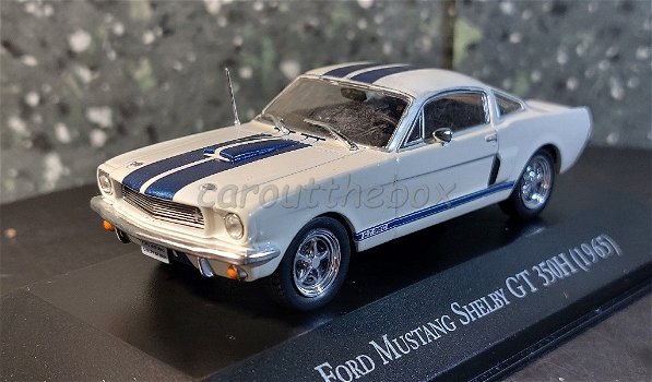 Ford Mustang Shelby GT 1965 wit 1:43 Atlas AT498 - 1