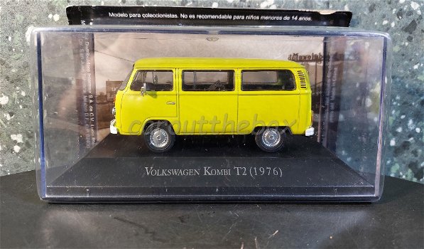 Volkswagen T2 1976 geel 1:43 Atlas AT499 - 0