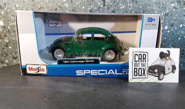 Volkswagen Kever groen 1/24 Maisto - 3