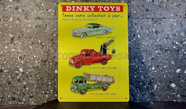Dinky Toys reclame bord REPRODUKTIE - 0