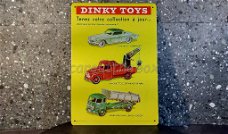 Dinky Toys reclame bord REPRODUKTIE