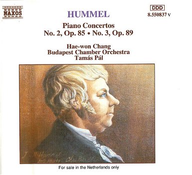 Tamás Pál - Hummel, Hae-Won Chang, Budapest Chamber Orchestra – Piano Concertos No. 2, Op. 85 - 0