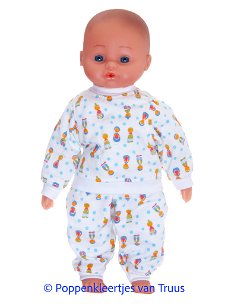 Hema pop 40 cm Pyjama poppetjes/stipjes