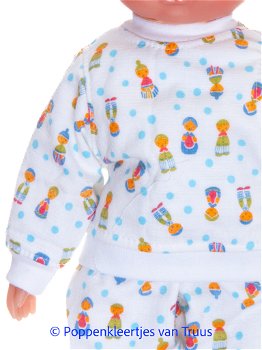 Hema pop 40 cm Pyjama poppetjes/stipjes - 1