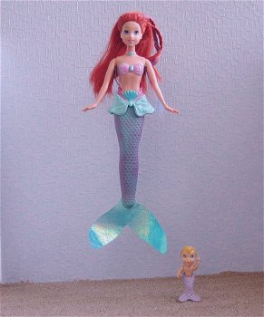 Ariel de zeemeermin Disney met kind Mattel 2009 [POP0188] - 0