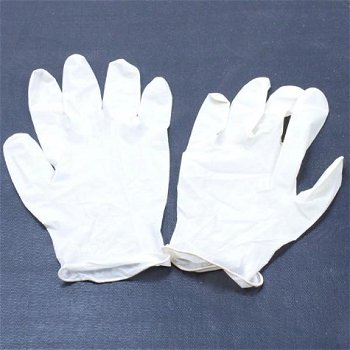 HANDSCHOEN LATEX GEPOEDERD MAAT XL - 0