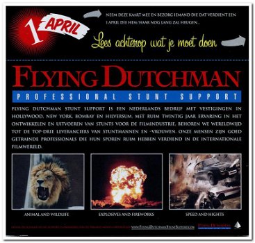 Ansichtkaart: Flying Dutchman Professional Stunt Support - 0