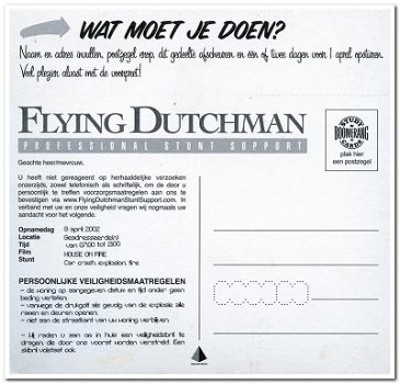 Ansichtkaart: Flying Dutchman Professional Stunt Support - 1